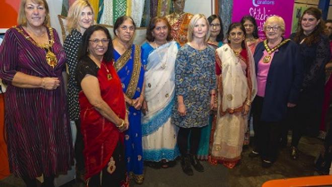 Anand Mangal group at launch of exhibition