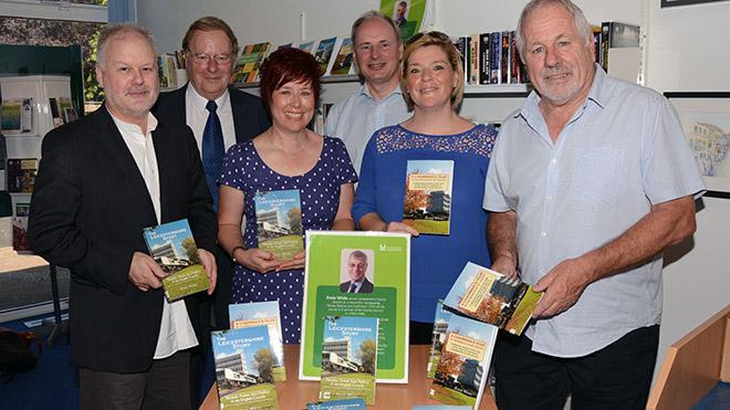 Family of Ernie White at Stoney Stanton library