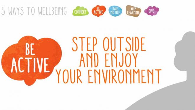 Five ways to wellbeing campaign artwork