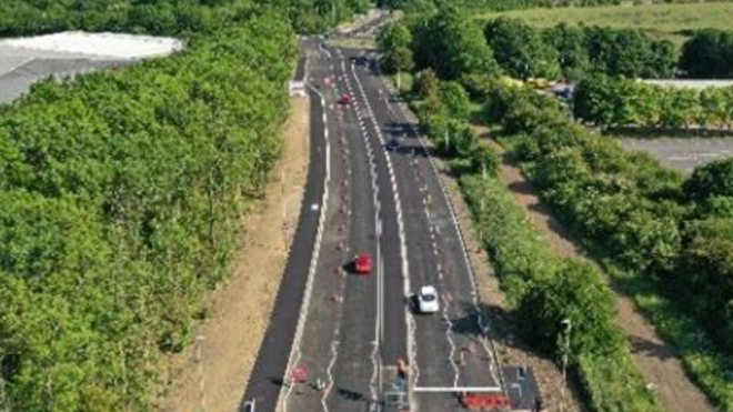 Work being carried out on Anstey Lane Work being carried out on Anstey Lane