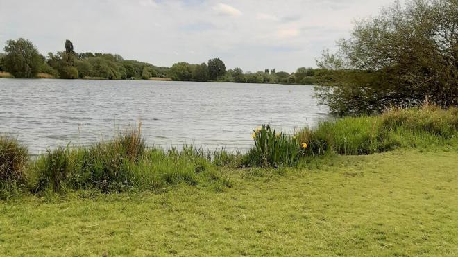 King Lear's lake at Watermead Park King Lear's lake at Watermead Park