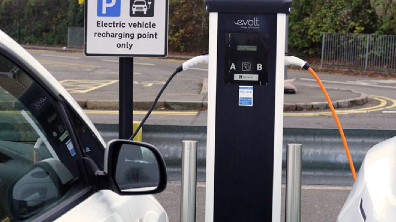 Electric vehicle charging at County Hall