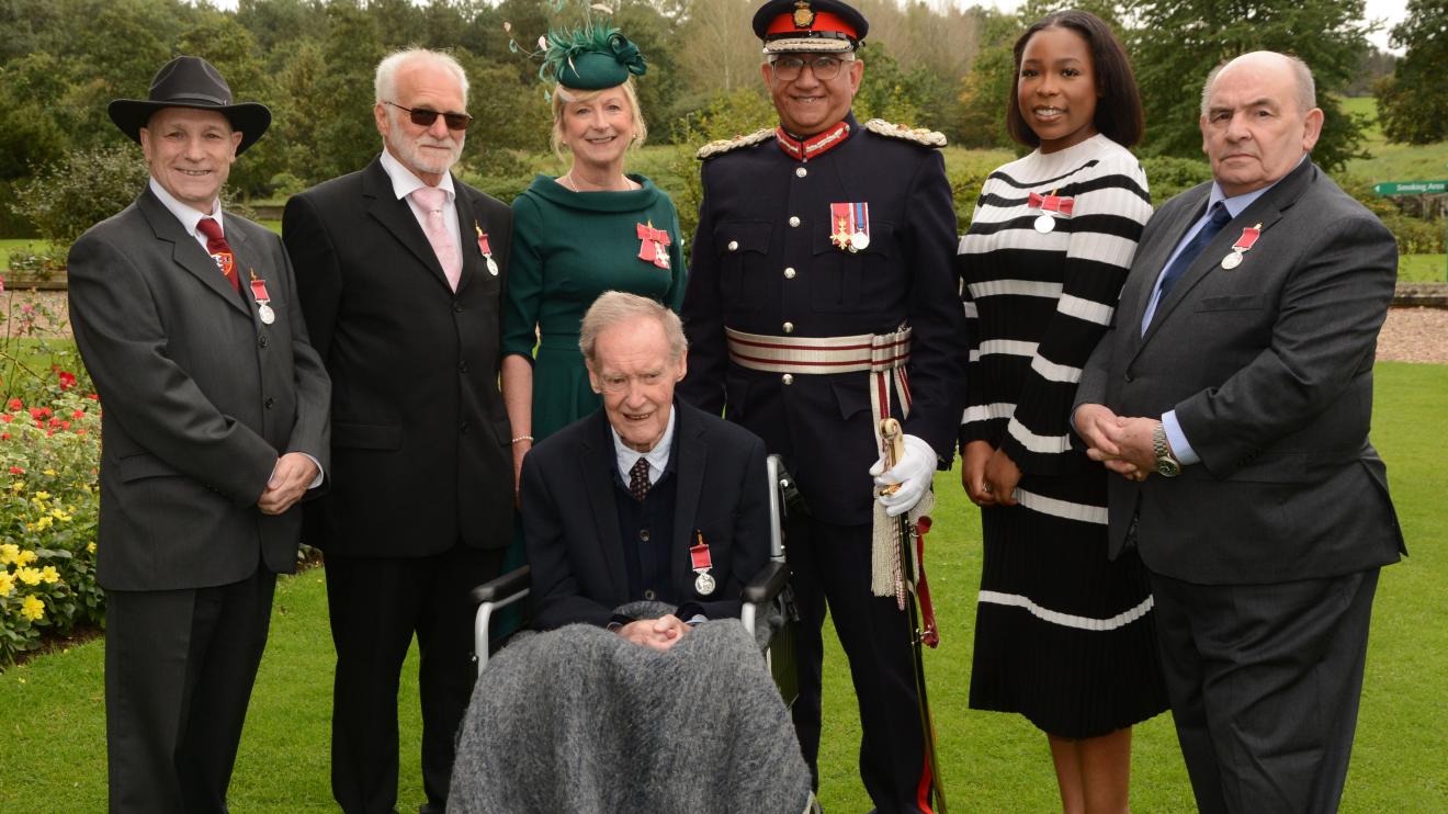 BEM and MBE recipients with the Lord-Lieutenant