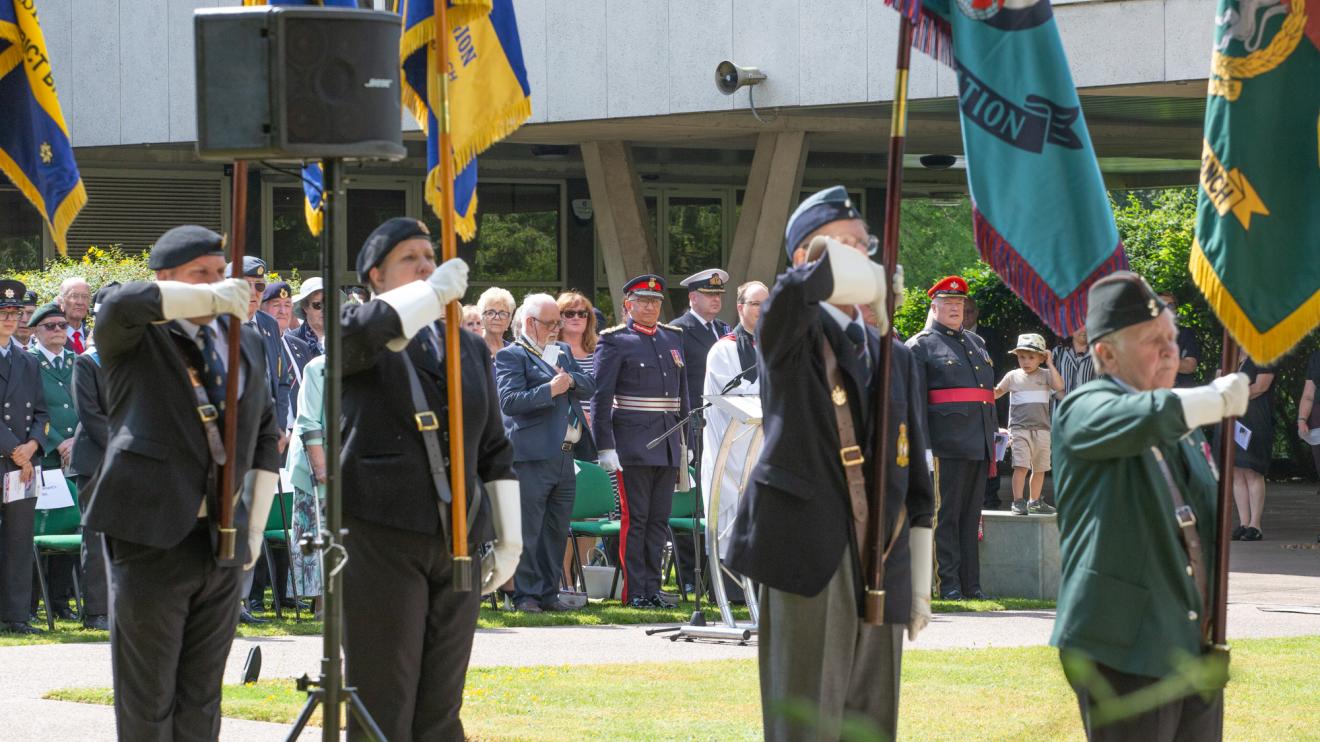 Armed Forces Day flag raising 2023