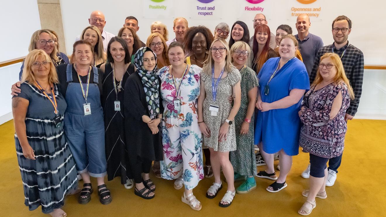 Local Area Coordinators 10 years Local Area coordinators gathered for a photo
