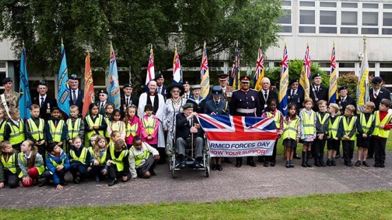 Armed Forces Day commemoration group