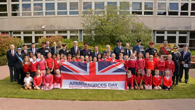 Armed Forces Day flag raising 2022