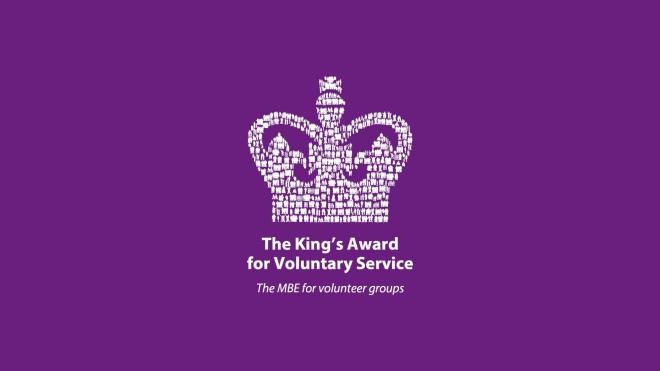 King's Award for Voluntary Service logo