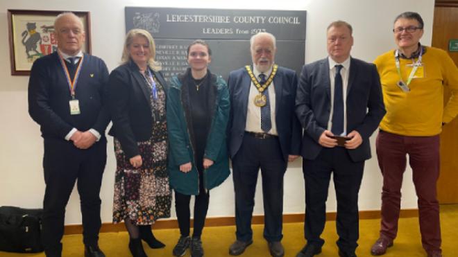 Councillor Nick Rushton, Councillor Deborah Taylor, care leaver Dan and more after the county council meeting