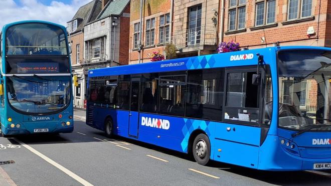 Two buses 