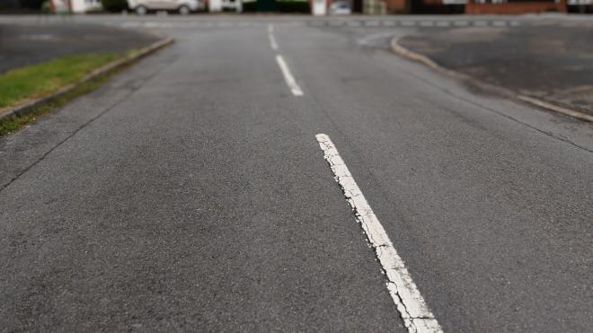 Picture of a generic road in the county