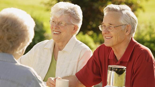 Image of older people enjoying life