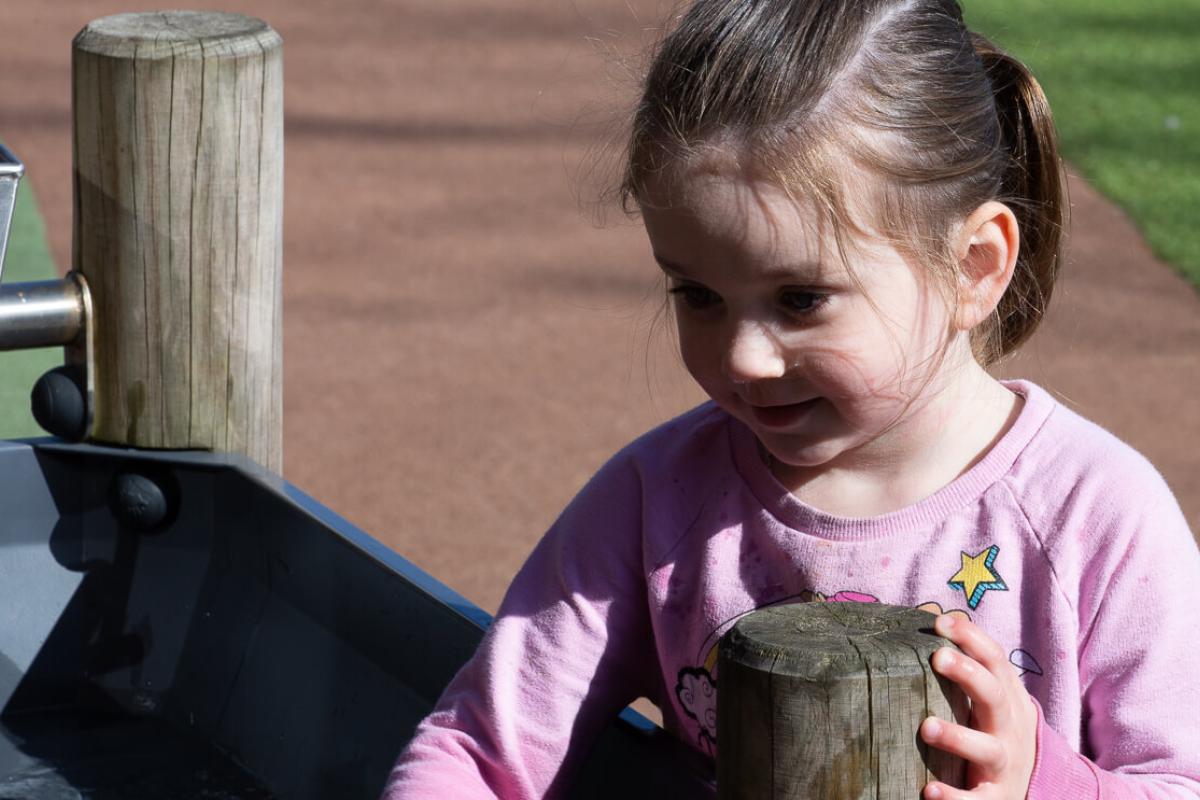 Girl in the playground